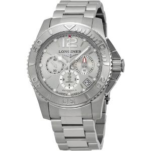 LONGINES Hydro Conquest Chronograph Automatic 47.5mm Silver Stainless Steel Bracelet L36654766 - 6785