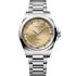 LONGINES Conquest Automatic Sunray Champagne Dial 38mm Silver Stainless Steel Bracelet L37204626 - 0