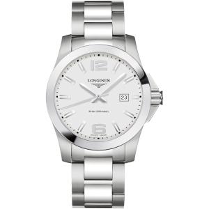LONGINES Conquest Silver Dial 41mm Silver Stainless Steel Bracelet L37594766 - 6868
