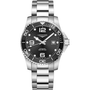LONGINES Hydro Conquest Ceramic Automatic 41mm Silver Stainless Steel Bracelet L37814566 - 7098