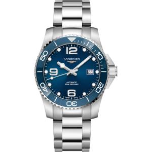 LONGINES Hydro Conquest Ceramic Automatic 41mm Silver Stainless Steel Bracelet L37814966 - 7118