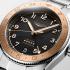 LONGINES Spirit Zulu Time 1925 Rose Gold K18 Besel Black Dial 39mm Silver Stainless Steel Bracelet L38035536-6