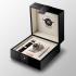 LONGINES Spirit Zulu Time 1925 Rose Gold K18 Besel Black Dial 39mm Silver Stainless Steel Bracelet L38035536-8