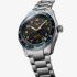 LONGINES Spirit Zulu Time Anthracite Gold Dial 42mm Silver Stainless Steel Bracelet L38124606 - 2