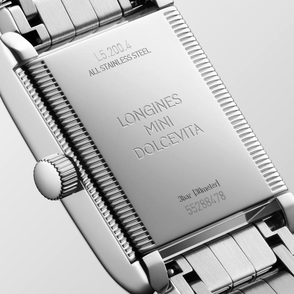 LONGINES Mini DolceVita White Dial 21,50 x 29,00mm Silver Stainless Steel Bracelet L52004756 - 9