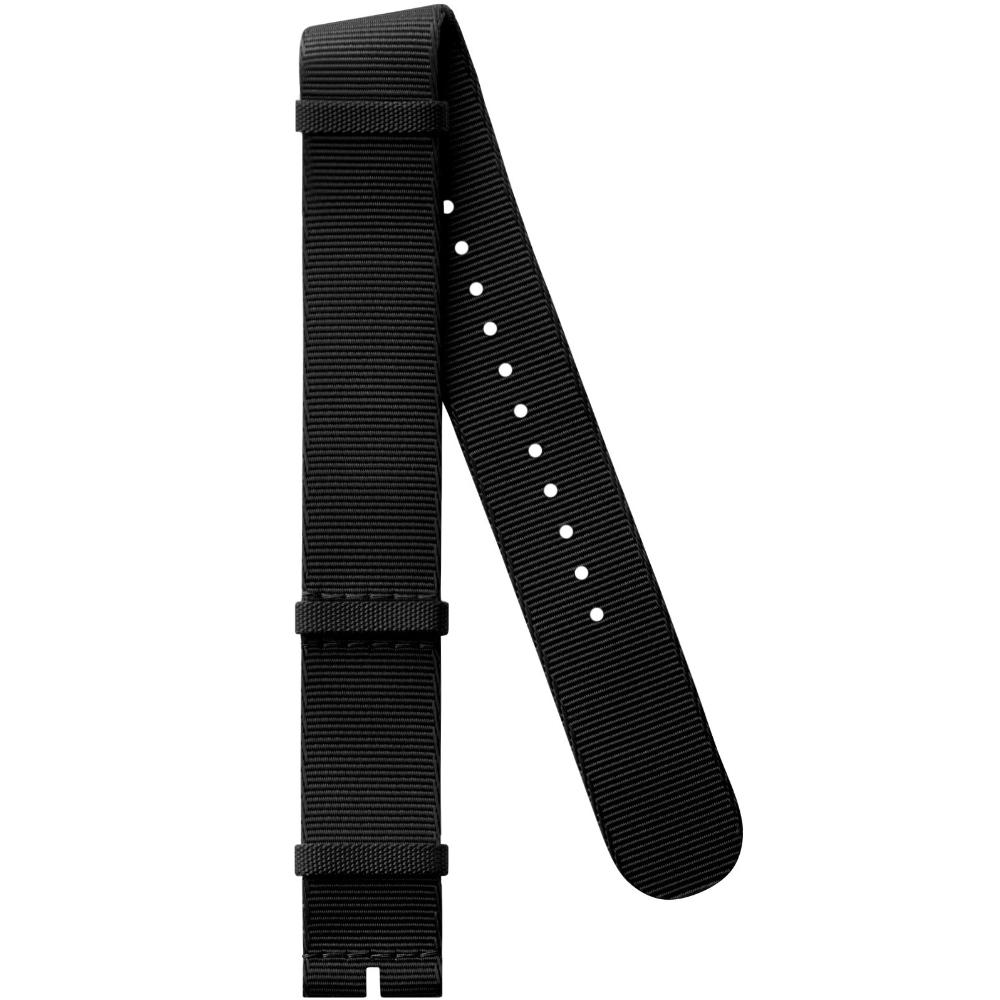 LONGINES Official Nato Strap 22mm Black Naylon Without Buckle L682166497