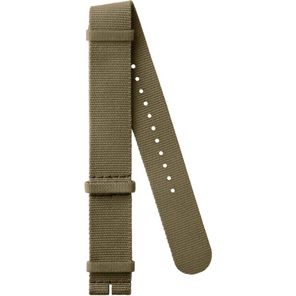 LONGINES Official Nato Strap 22mm Green Khaki Naylon Without Buckle L682166502