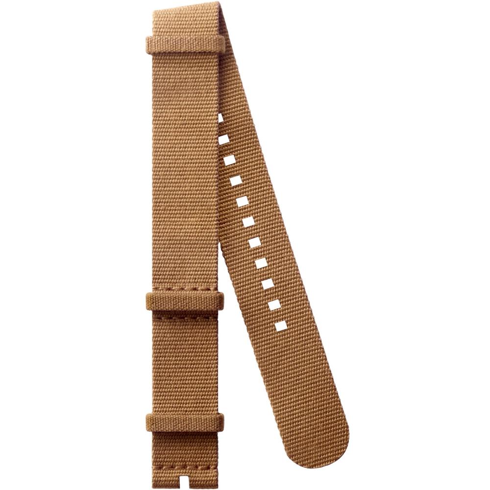 LONGINES Official Nato Strap 22mm Light Brown Naylon Without Buckle L682169709