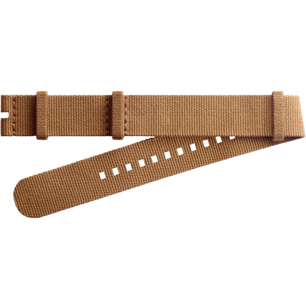 LONGINES Official Nato Strap 22mm Light Brown Naylon Without Buckle L682169709