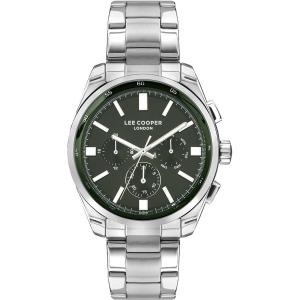 LEE COOPER Multifunction Green Dial 46mm Silver Stainless Steel Bracelet LC07513.370-MP - 54898