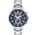 LEE COOPER 627 Chronograph Blue Dial 46mm Silver Stainless Steel Bracelet LC07627.390 - 0