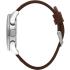 LEE COOPER 842 Dual Time Multifunction Grey Dial 45mm Silver Metal Brown Leather Strap LC07842.374 - 1