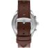LEE COOPER 842 Dual Time Multifunction Grey Dial 45mm Silver Metal Brown Leather Strap LC07842.374 - 2