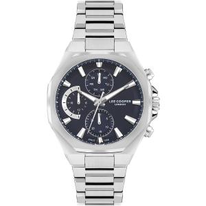 LEE COOPER 971 Multifunction Blue Dial 44mm Silver Stainless Steel Bracelet LC07971.390 - 49059