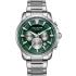 LEE COOPER Chronograph Green Dial 43mm Silver Stainless Steel Bracelet LC08068.370 - 0