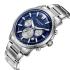 LEE COOPER Chronograph Blue Dial 43mm Silver Stainless Steel Bracelet LC08068.390 - 2