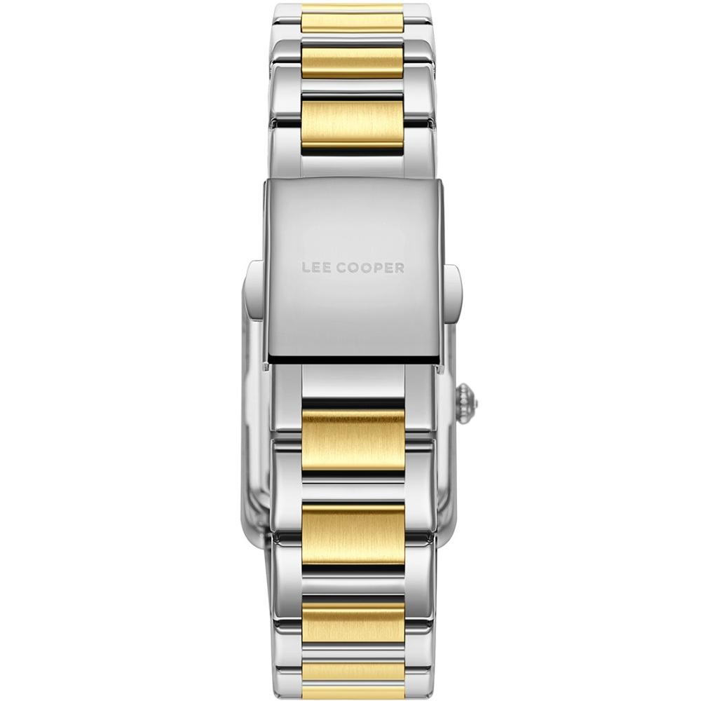 LEE COOPER Ladies White Dial 24mm Two Silver & Gold Stainless Steel Bracelet LC08083.230