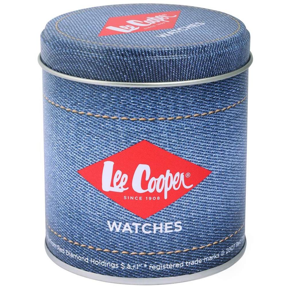 LEE COOPER Three Hands 44mm Silver Super Metal Mesh Bracelet LC06522.390