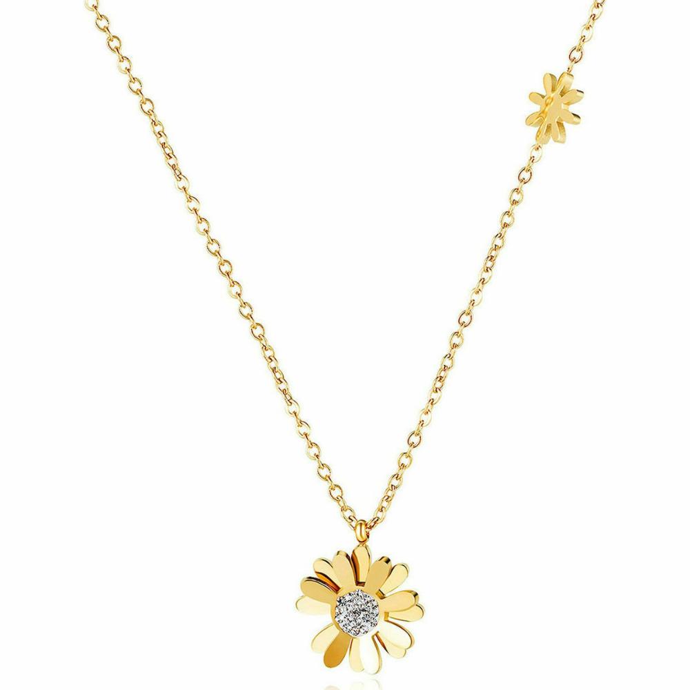 LEE COOPER Necklace Crystals Gold Stainless Steel LCJN01017.130