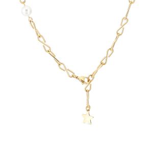 LEE COOPER Necklace Gold Stainless Steel LCJN01021.110 - 12472