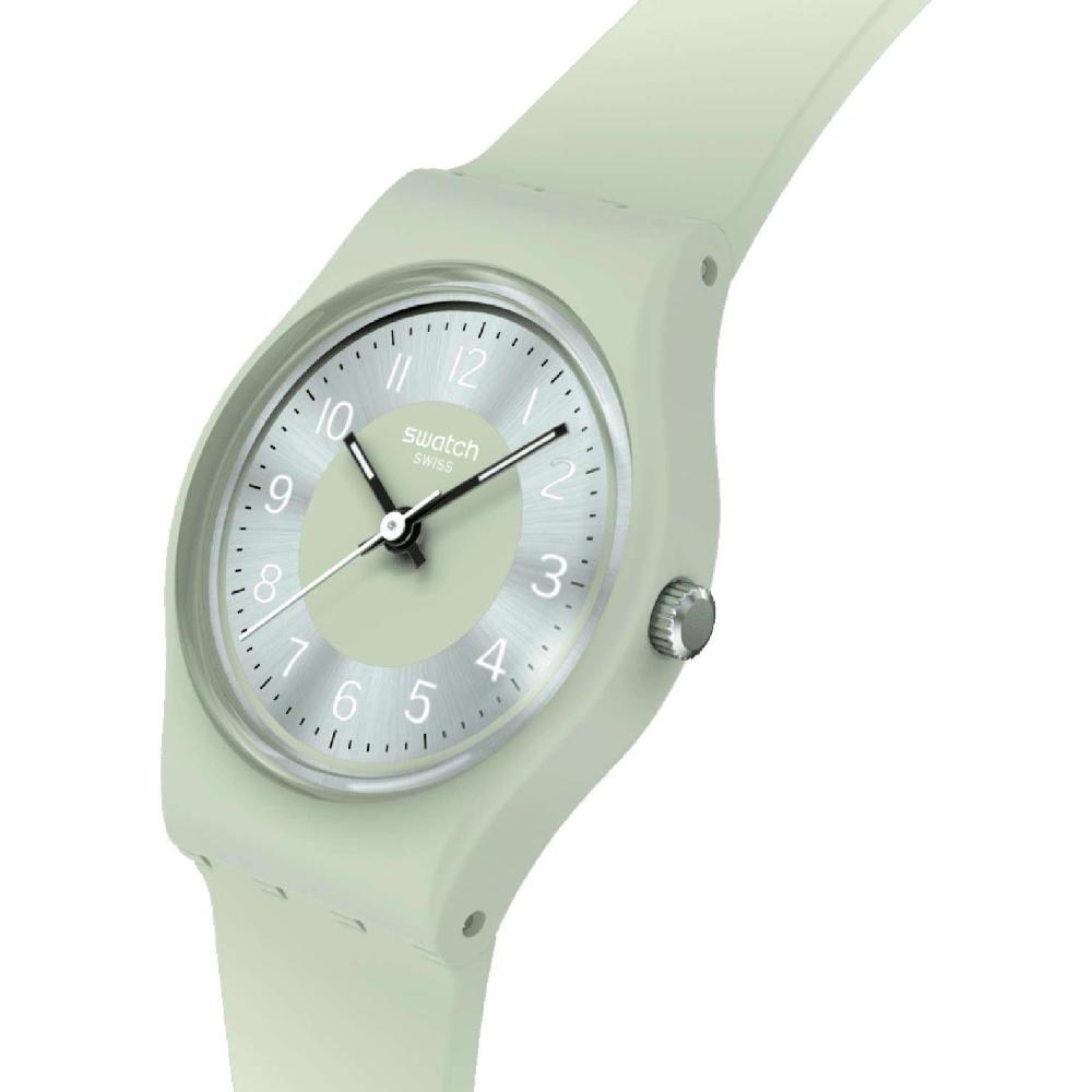 SWATCH Essentials Serenity Of Sage 34mm Green Silicone Strap LG131