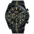 LORUS Sports Chronograph Black Dial 43.5mm Black Stainless Steel Black Fabric Strap RT353GX9 - 0