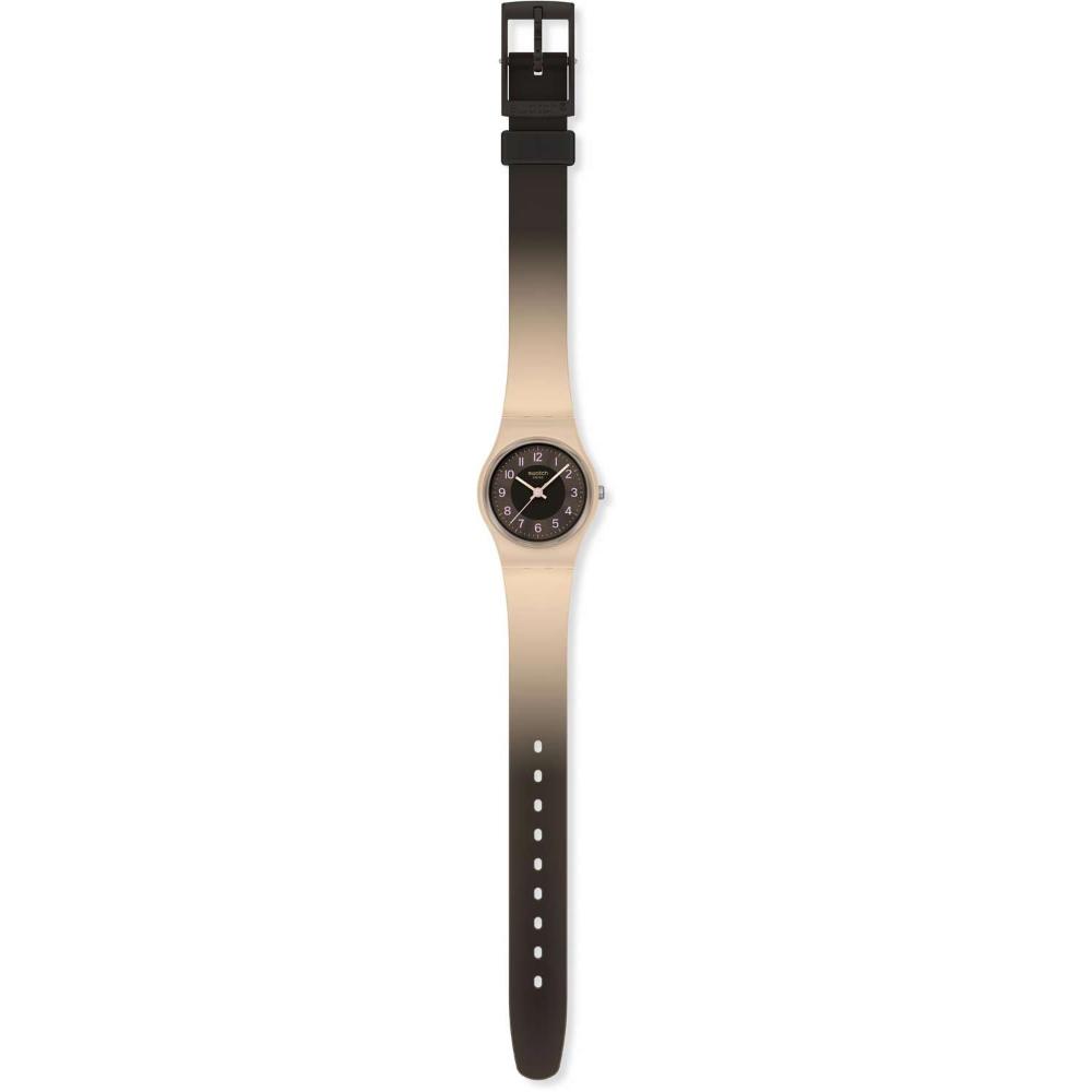 SWATCH Essentials Espresso Charm 34mm Brown Silicone Strap LT104