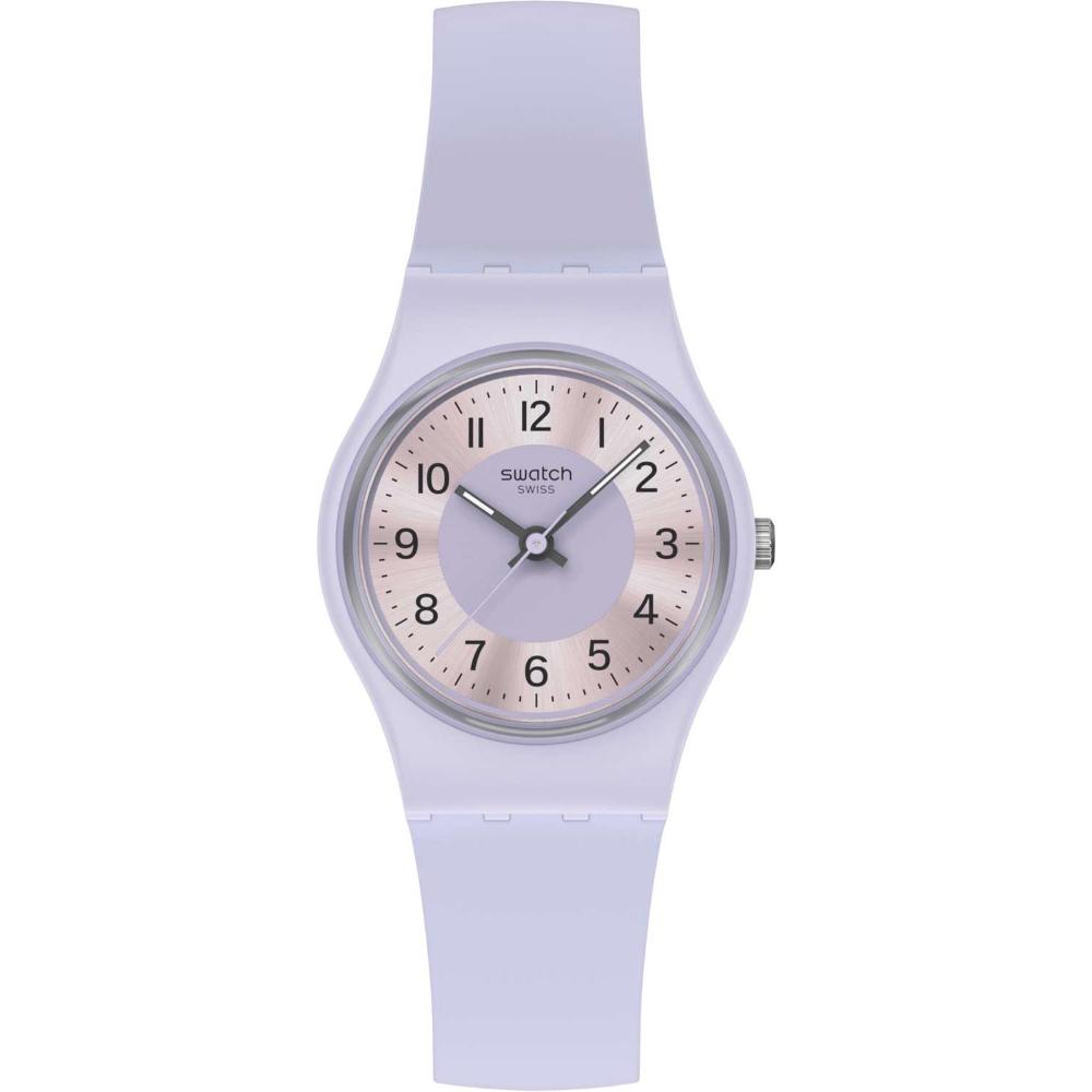 SWATCH Essentials Lilac Lightness 34mm Pink Silicone Strap LV121