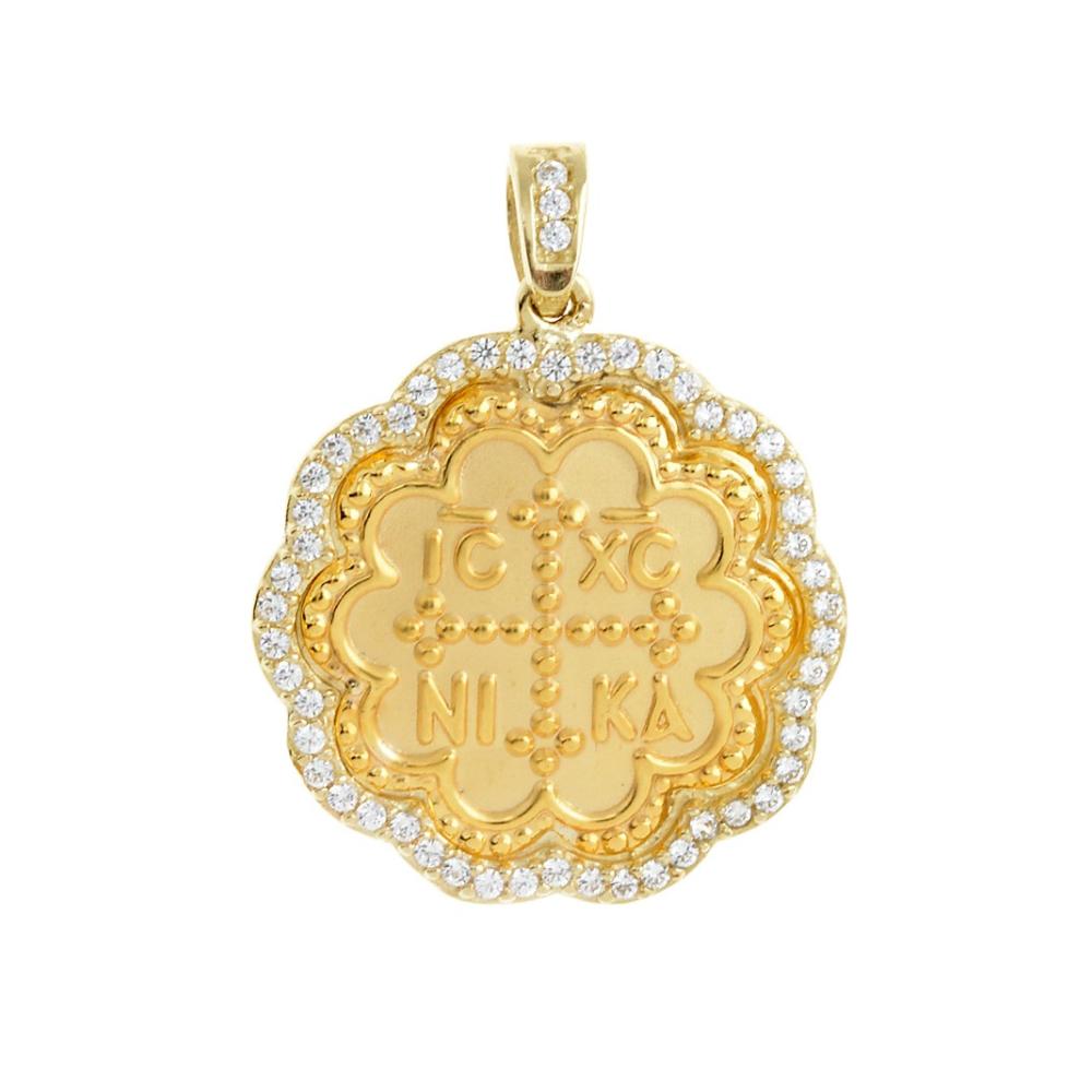 ΚΩΝΣΤΑΝΤΙΝΑΤΟ SENZIO Collection Κ14 Κίτρινο Χρυσό με Πέτρες Ζιργκόν M0033