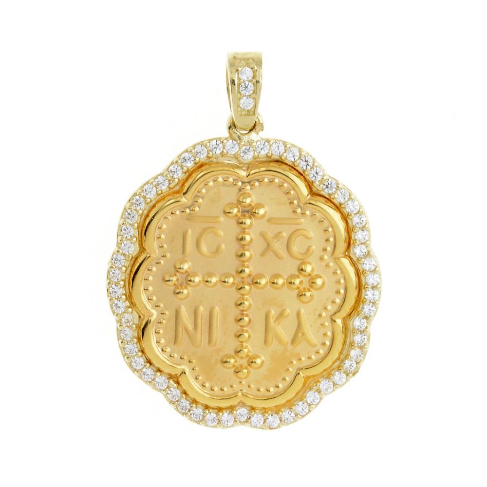 CHRISTIAN CHARMS SENZIO Collection K14 Yellow Gold with Zircon Stones M0034