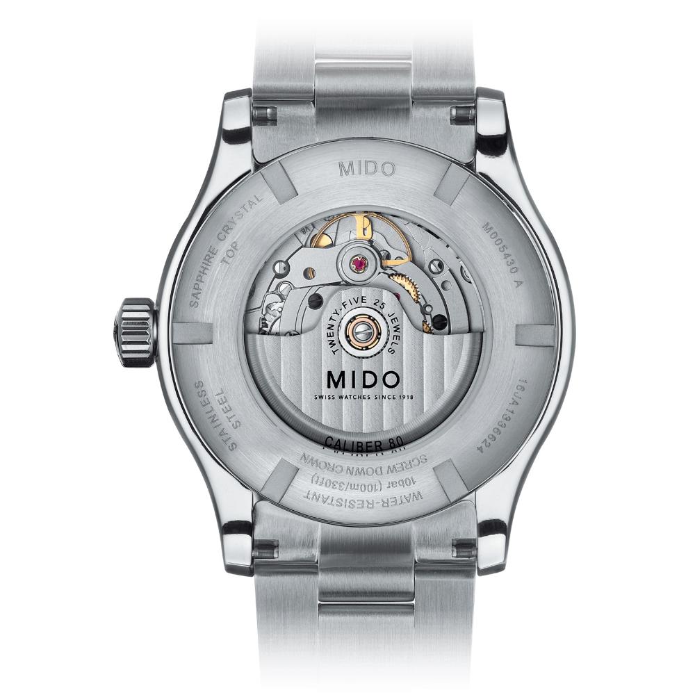 MIDO Multifort Automatic White Dial 42mm Silver Stainless Steel Bracelet M005.430.11.031.80
