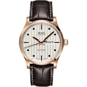 MIDO Multifort Automatic 42mm Rose Gold Stainless Steel Brown Leather Strap M005.430.36.031.80 - 10651