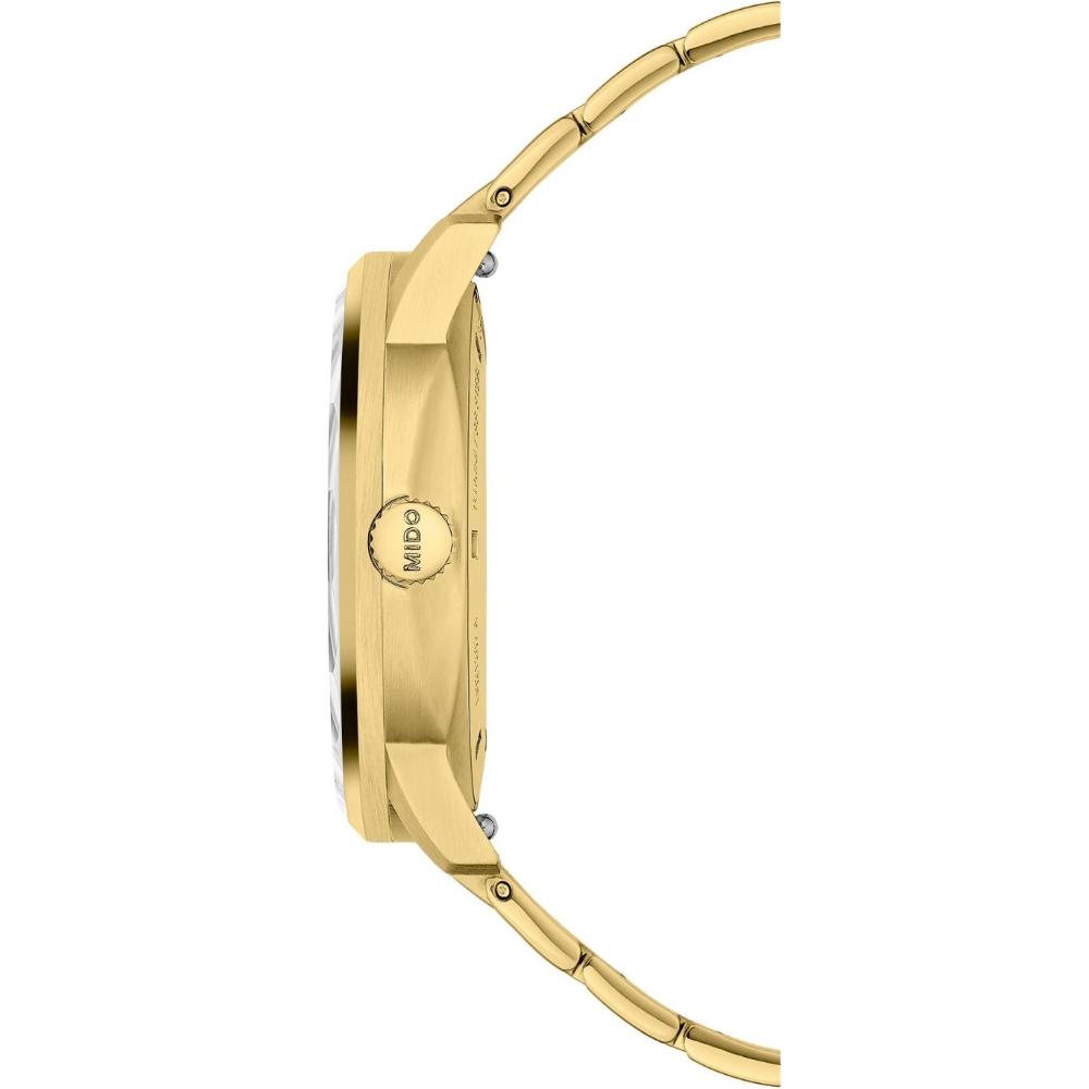 MIDO Commander Lady Automatic Gold Dial 36mm Gold Stainless Steel Bracelet M021.207.33.021.00