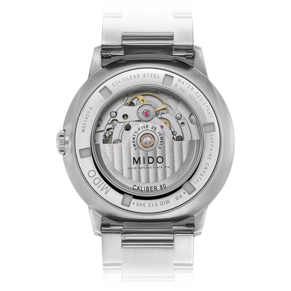 MIDO Commander Gradient See-Through Green Dial 40mm Silver Stainless Steel Bracelet M021.407.11.411.03