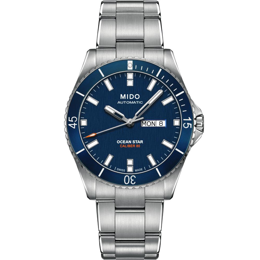 MIDO Ocean Star 200 Blue Dial Automatic 42.5mm Silver Stainless Steel Bracelet M026.430.11.041.00