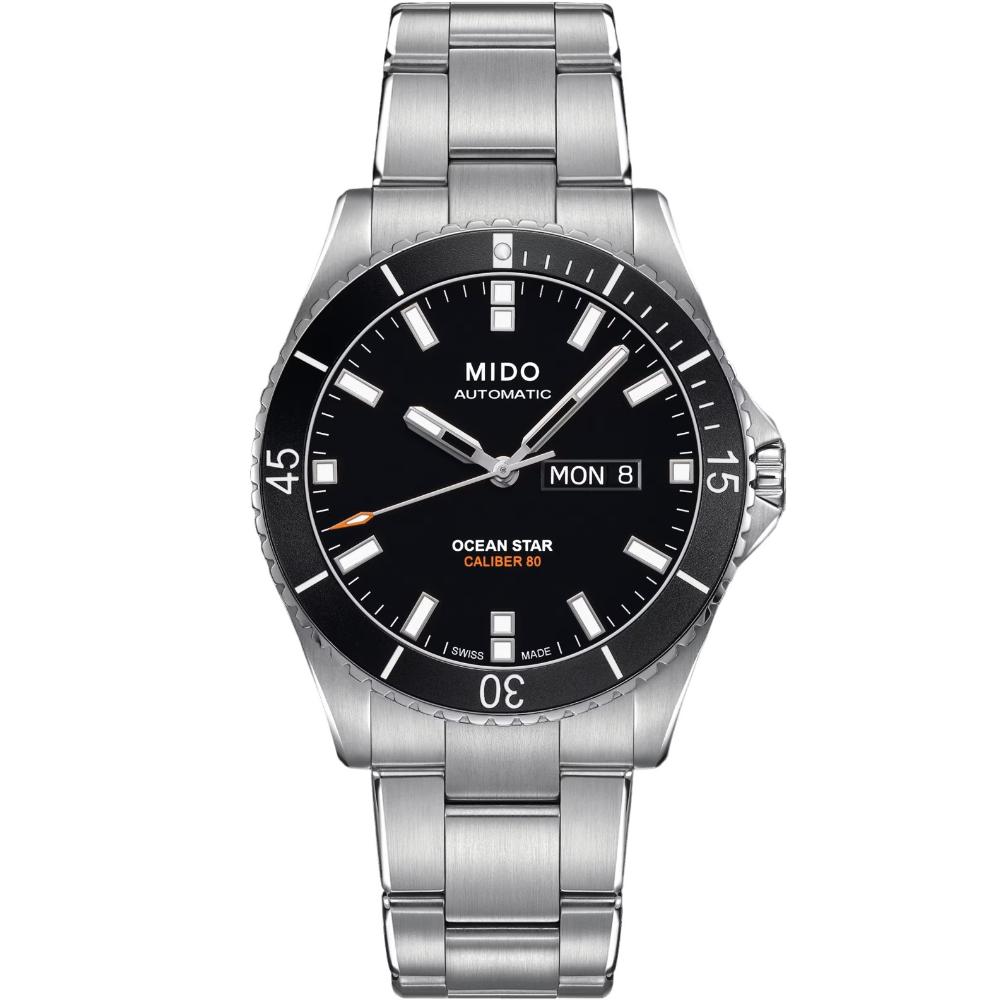 MIDO Ocean Star 200 Black Dial Automatic 42.5mm Silver Stainless Steel Bracelet M026.430.11.051.00