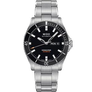 MIDO Ocean Star 200 Black Dial Automatic 42.5mm Silver Stainless Steel Bracelet M026.430.11.051.00 - 48126