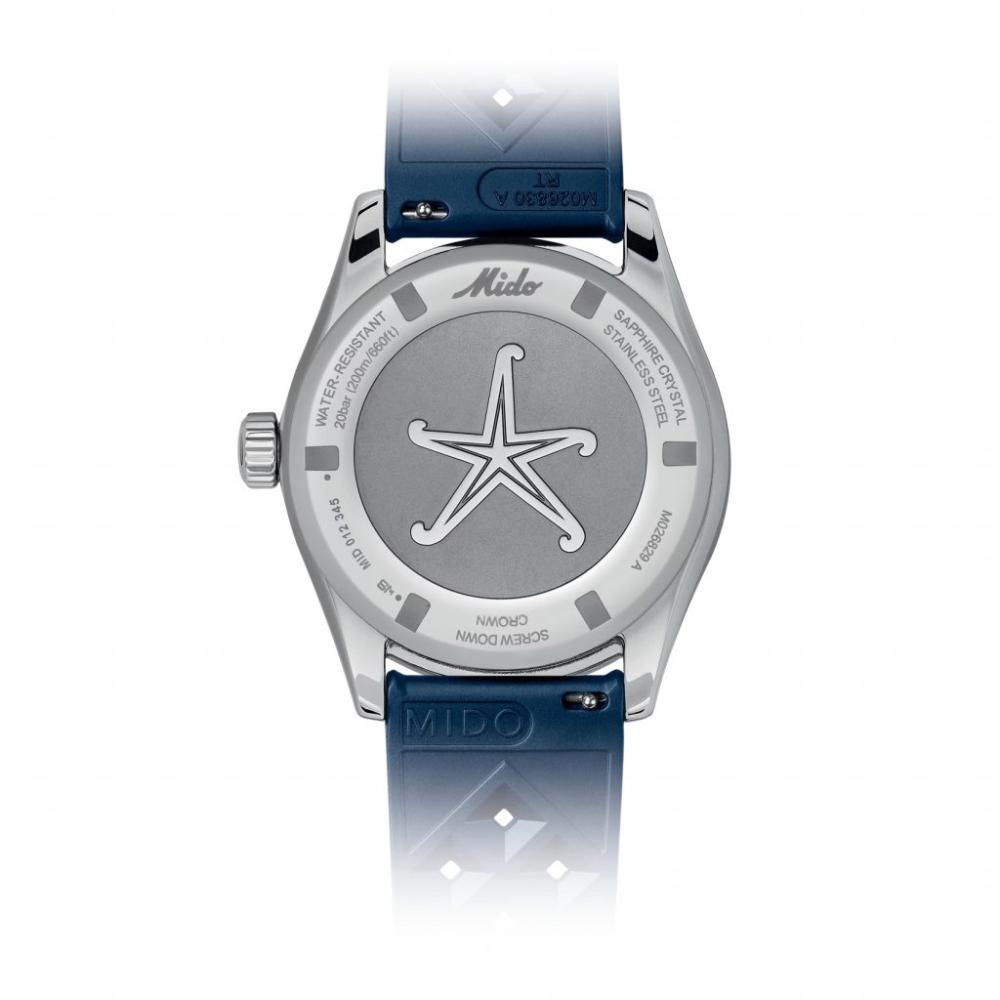MIDO Ocean Star Decompression World Timer Blue Automatic 40.5mm Silver Stainless Steel Mesh Bracelet M026.829.17.041.00