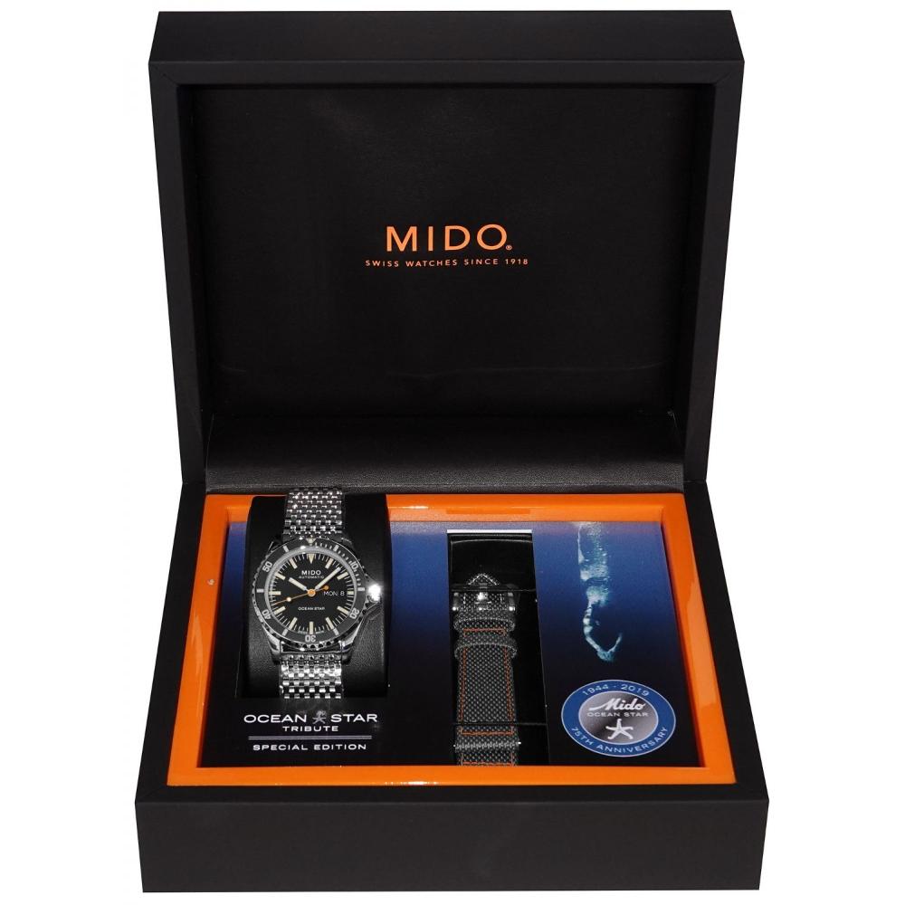 MIDO Ocean Star Tribute Gradient Special Edition Black Dial Automatic 40.5mm Silver Stainless Steel Bracelet M026.830.11.051.00 - 8