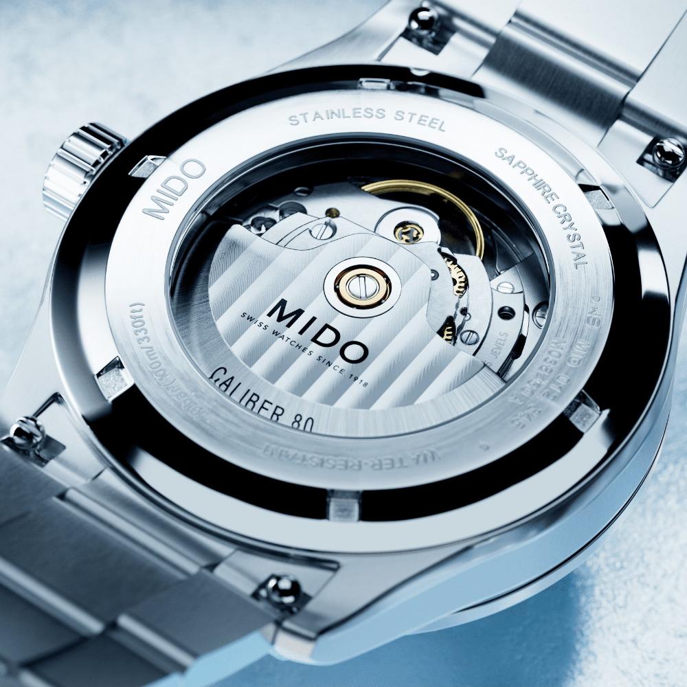 MIDO Multifort M Freeze Blue Gradient Dial 42mm Silver Stainless Steel Bracelet M038.430.11.041.00 - 8