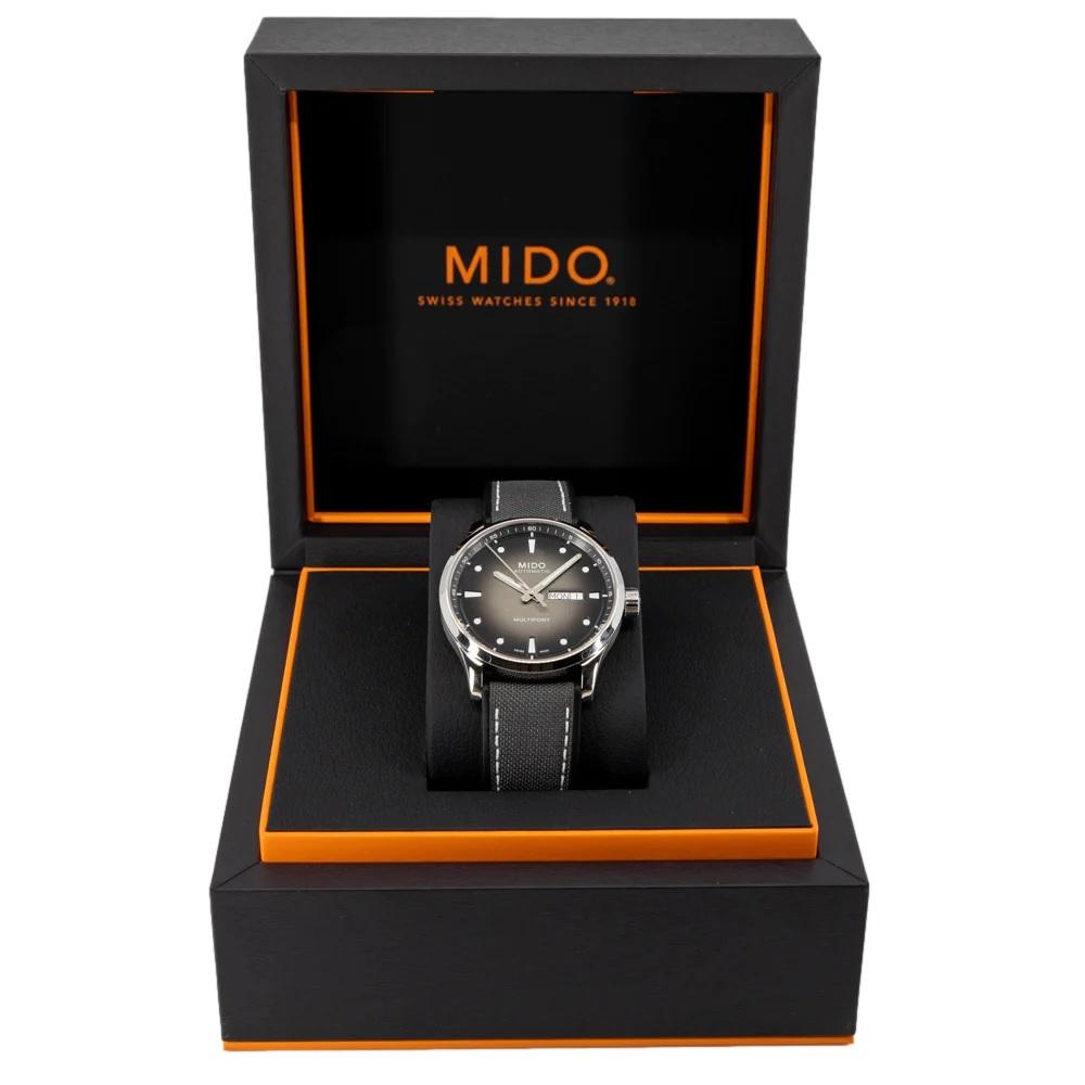MIDO Multifort M Grey Gradient Dial 42mm Silver Stainless Steel Grey Fabric Strap M038.430.17.081.00