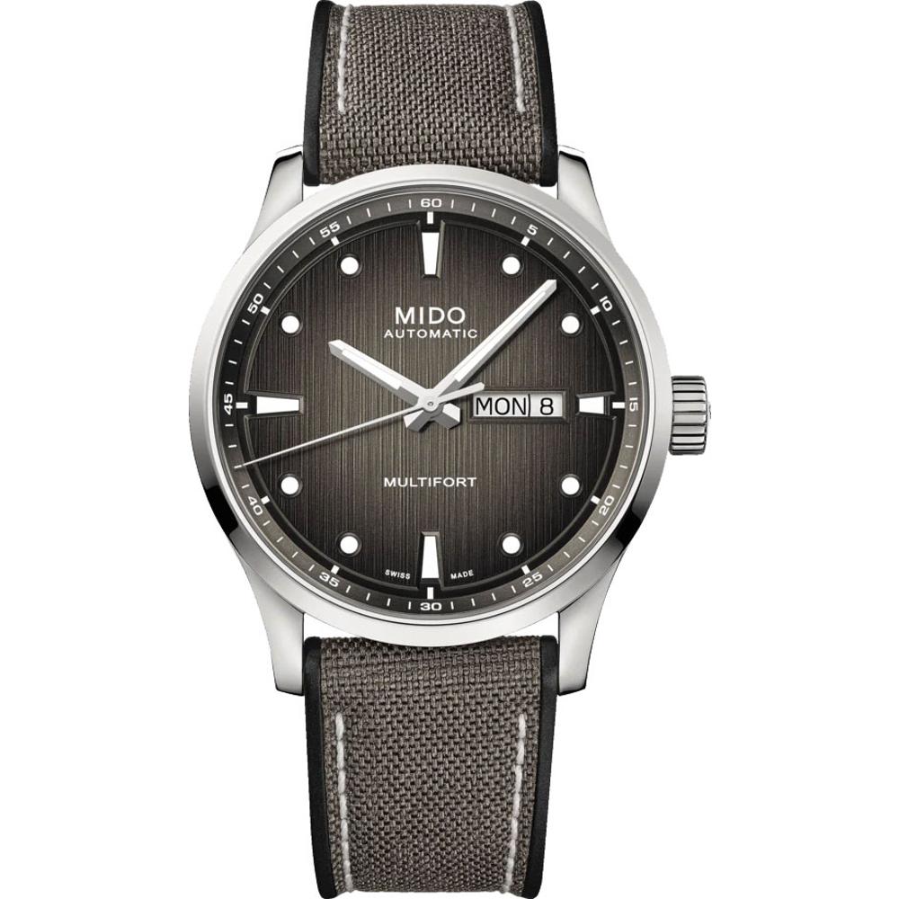 MIDO Multifort M Grey Gradient Dial 42mm Silver Stainless Steel Grey Fabric Strap M038.430.17.081.00 - 1