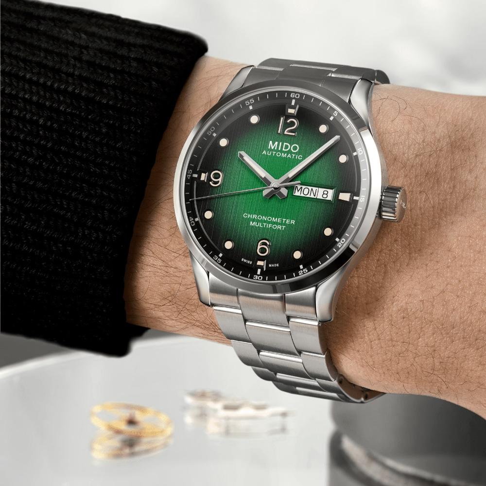 MIDO Multifort M Chronometer Automatic 42mm Silver Stainless Steel Bracelet M038.431.11.097.00 - 9