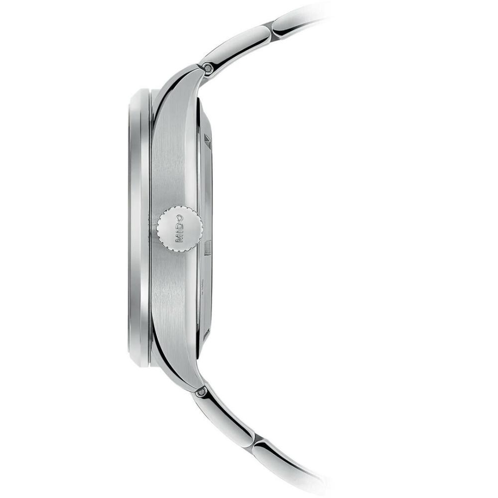 MIDO Multifort Skeleton Vertigo Rhodium Dial 42mm Silver Stainless Steel Bracelet M038.436.11.031.00
