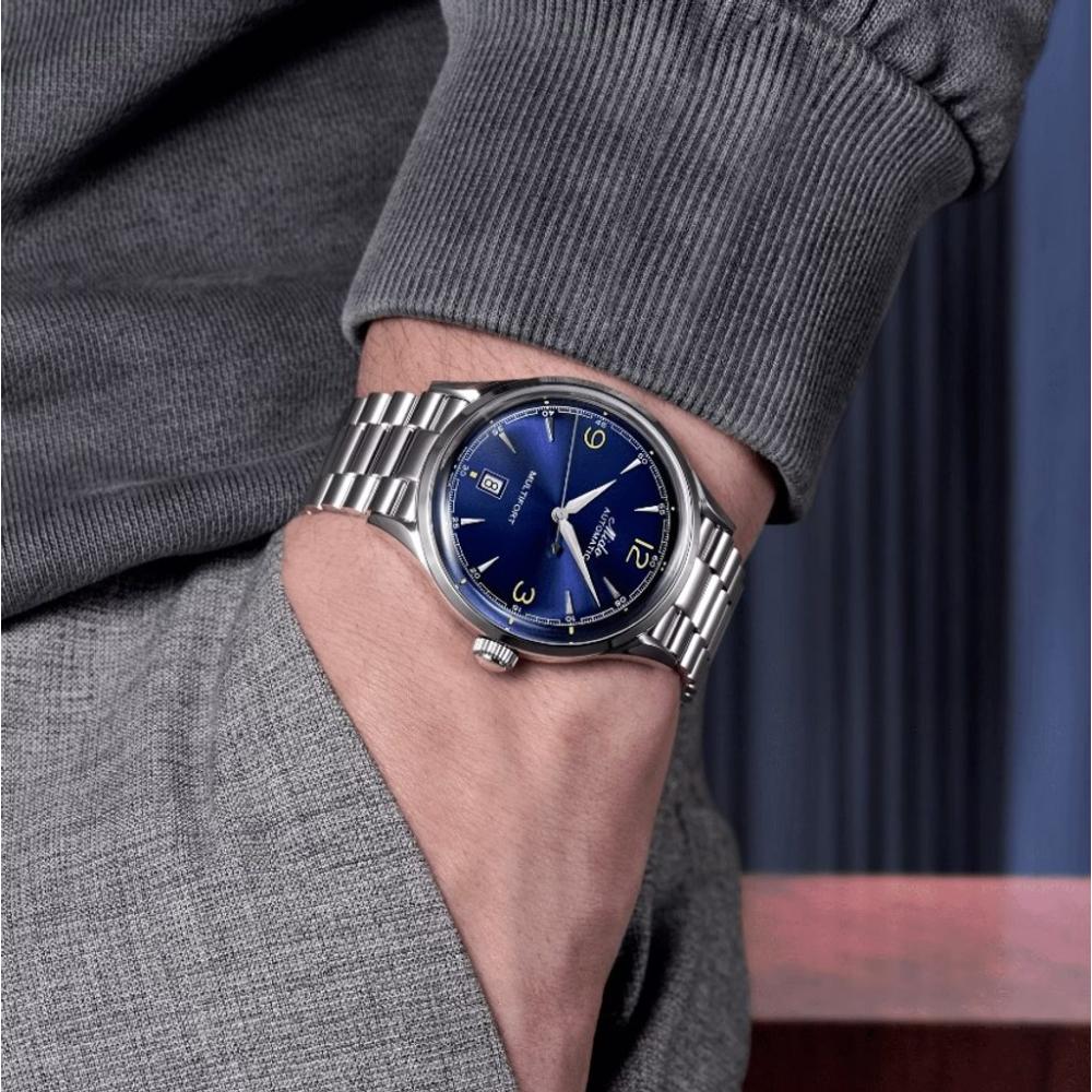 MIDO Multifort Patrimony Powerwind Blue Dial 40mm Silver Stainless Steel Bracelet M040.407.11.041.00