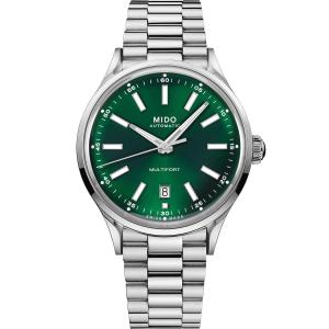 MIDO Multifort Patrimony Powerwind Green Dial 40mm Silver Stainless Steel Bracelet M040.407.11.091.00 - 45636