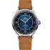 MIDO Multifort Patrimony Blue Dial 40mm Silver Stainless Steel Brown Leather Strap M040.407.16.040.00 - 0