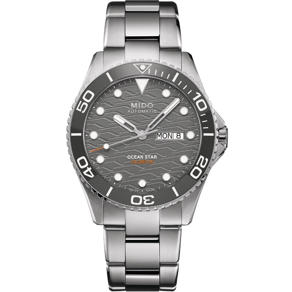 MIDO Ocean Star 200 Grey Dial Ceramic Automatic 42.5mm Silver Stainless Steel Bracelet M042.430.11.081.00