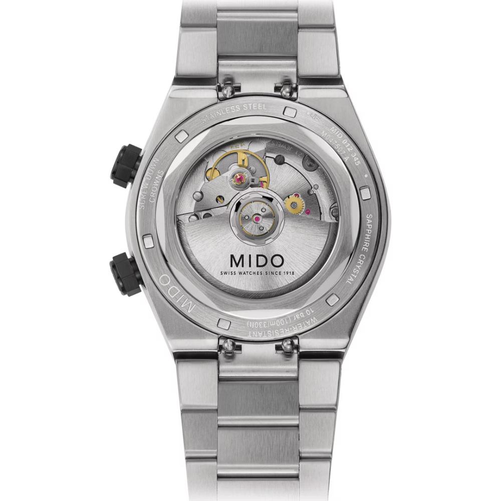 MIDO Multifort Multifort 8 Two Crowns Black Dial 38.4 x 40mm Silver Stainless Steel Bracelet M047.507.11.051.00