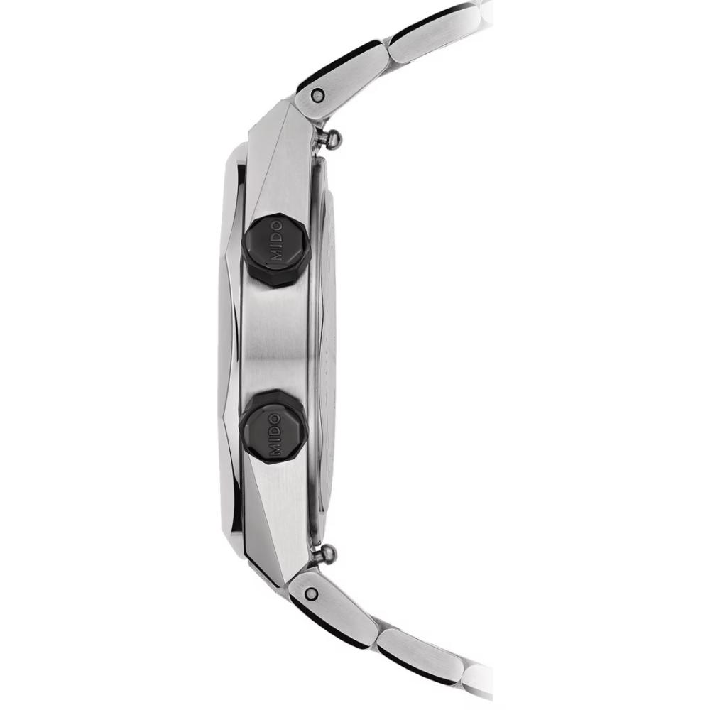 MIDO Multifort Multifort 8 Two Crowns Black Dial 38.4 x 40mm Silver Stainless Steel Bracelet M047.507.11.051.00